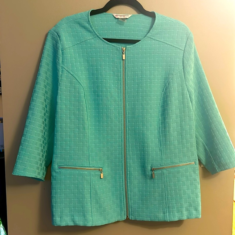 Allison Daley Aqua Blazer/Jacket 🩵